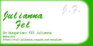 julianna fel business card